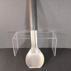 Rada Ice Cream Scoop Stainless Steel Black Kitchen Utensil Heavy Handle EUC.